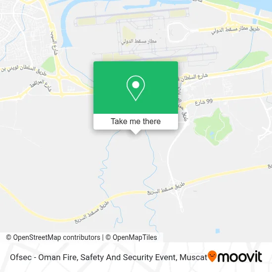 Ofsec - Oman Fire, Safety And Security Event map