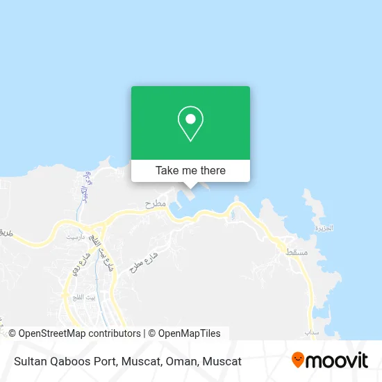 Sultan Qaboos Port, Muscat, Oman map