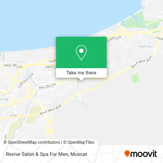 Revive Salon & Spa For Men map