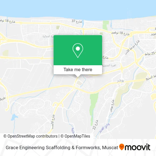 Grace Engineering Scaffolding & Formworks map