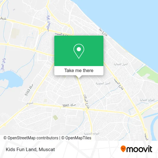 Kids Fun Land map