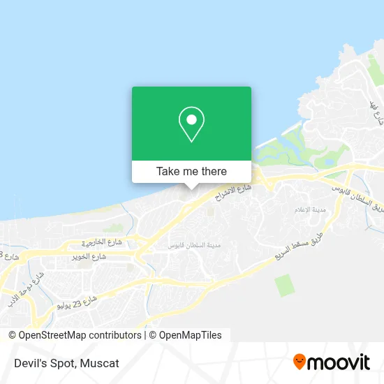 Devil's Spot map