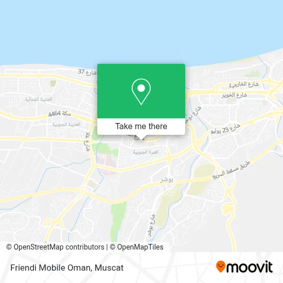 Friendi Mobile Oman map