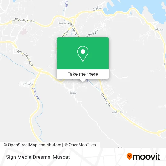 Sign Media Dreams map