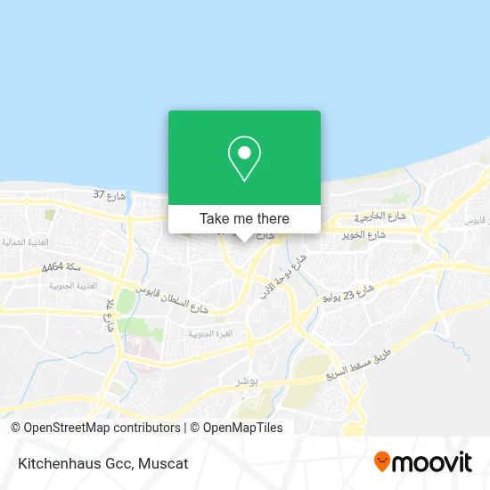 Kitchenhaus Gcc map