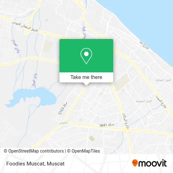Foodies Muscat map