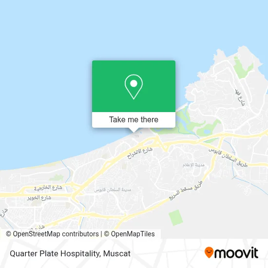 Quarter Plate Hospitality map
