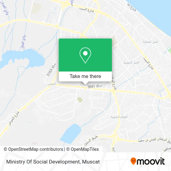 Ministry Of Social Development map