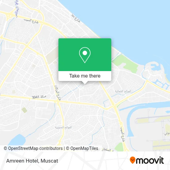 Amreen Hotel map