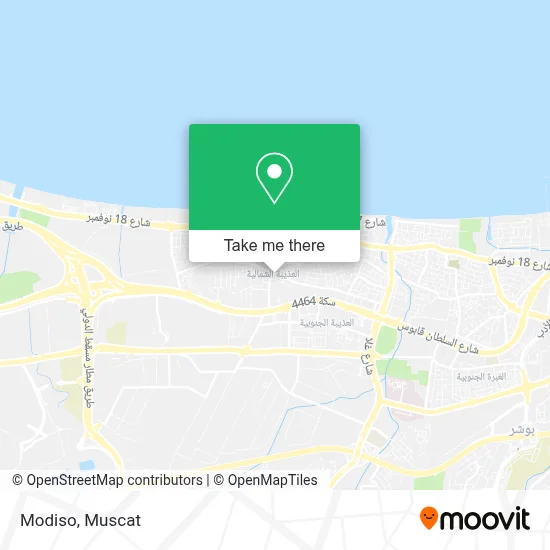 Modiso map