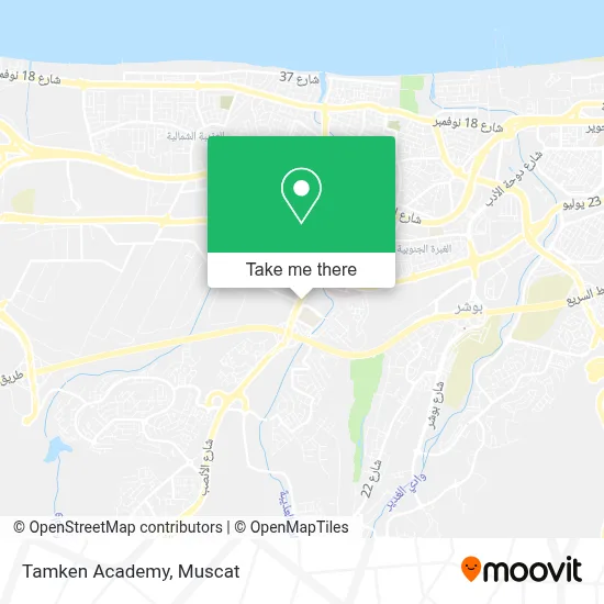 Tamken Academy map