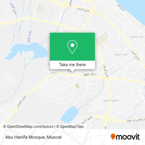 Abu Hanifa Mosque map