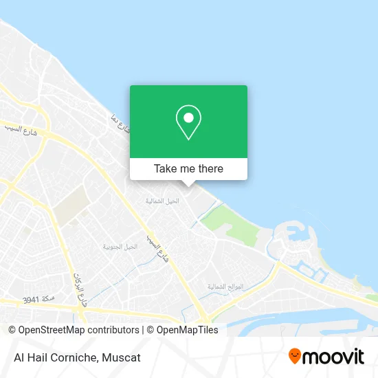Al Hail Corniche map