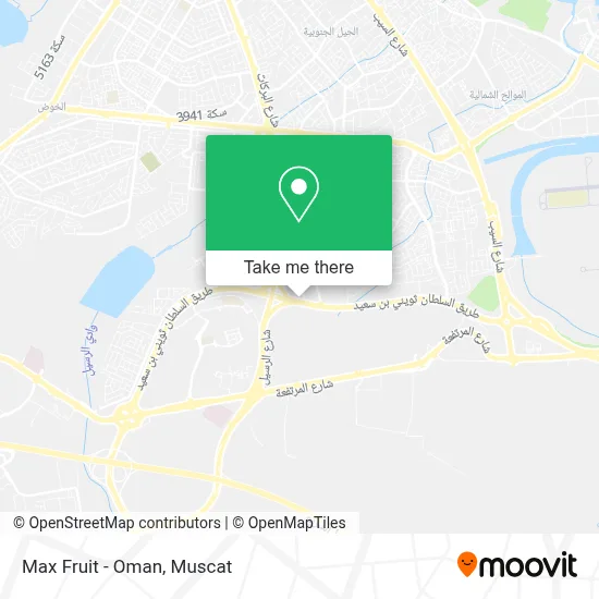 Max Fruit - Oman map