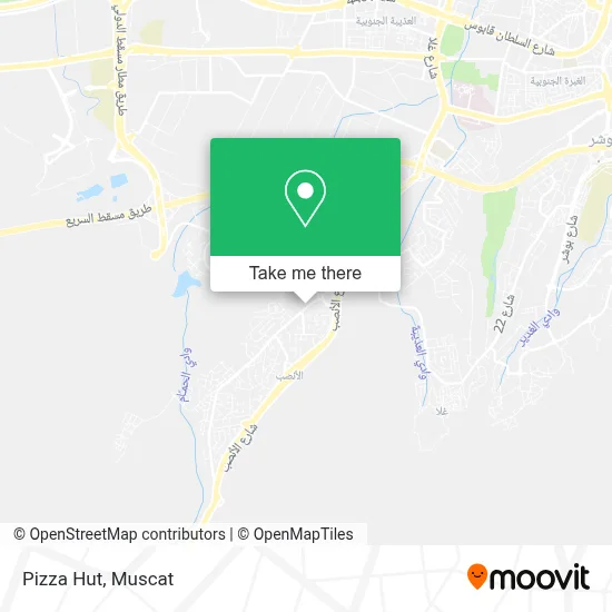 Pizza Hut map