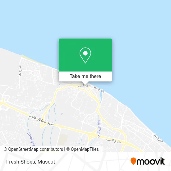 Fresh Shoes map
