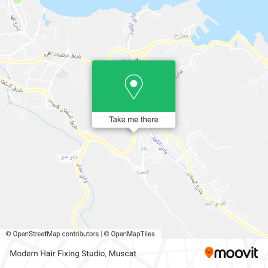 Modern Hair Fixing Studio map