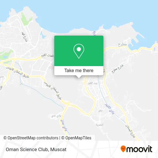 Oman Science Club map