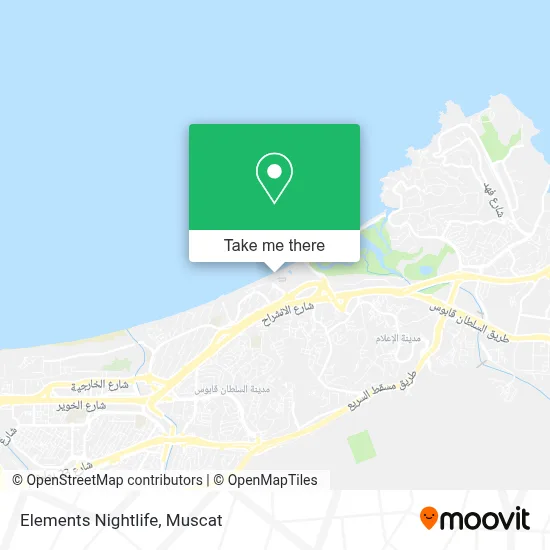Elements Nightlife map