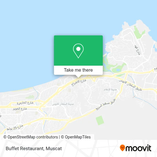 Buffet Restaurant map