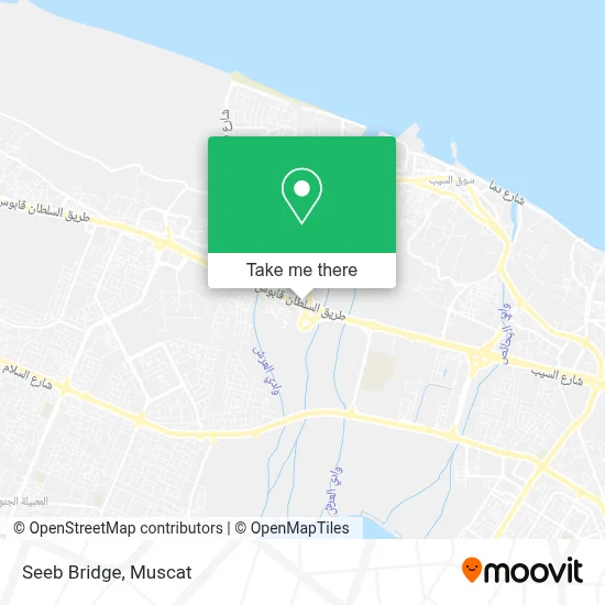 Seeb Bridge map