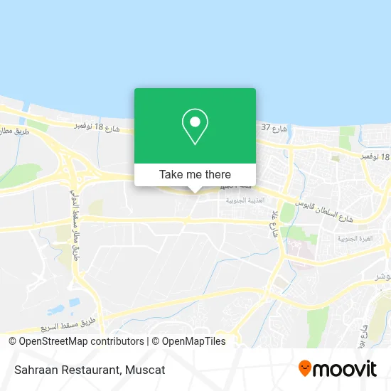 Sahraan Restaurant map