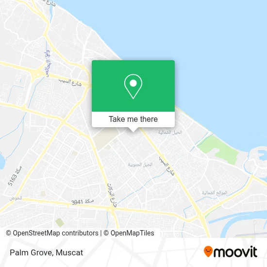 Palm Grove map