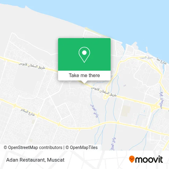 Adan Restaurant map