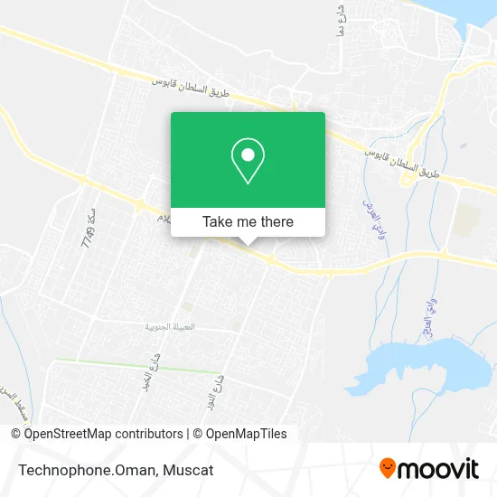 Technophone.Oman map