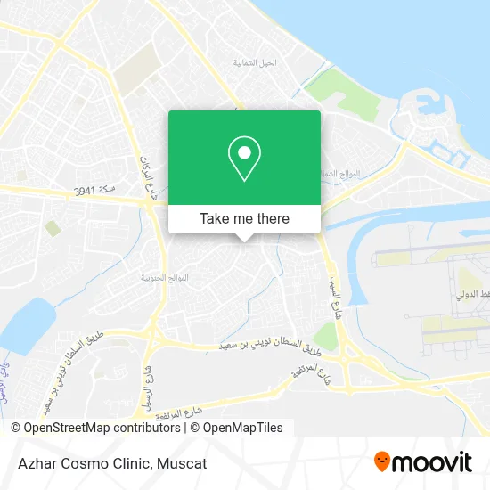 Azhar Cosmo Clinic map