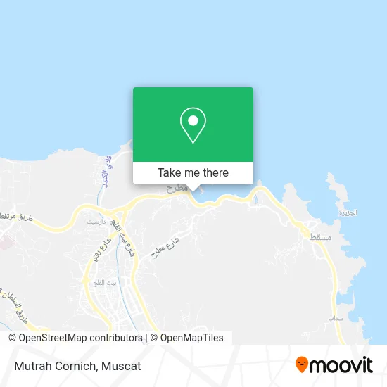 Mutrah Cornich map