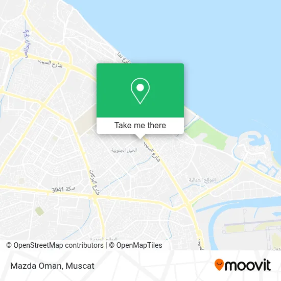 Mazda Oman map