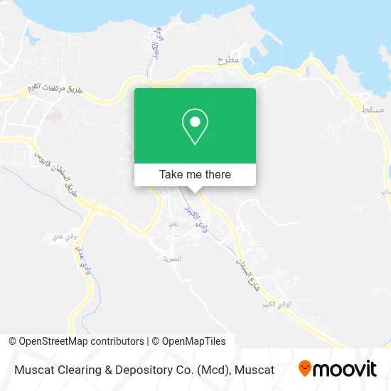 Muscat Clearing & Depository Co. (Mcd) map