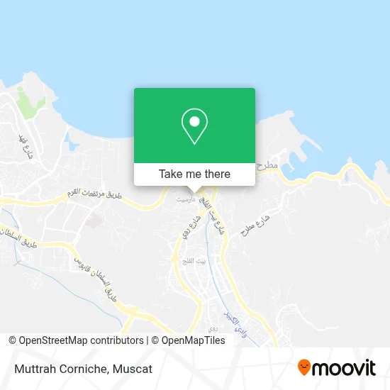 Muttrah Corniche map