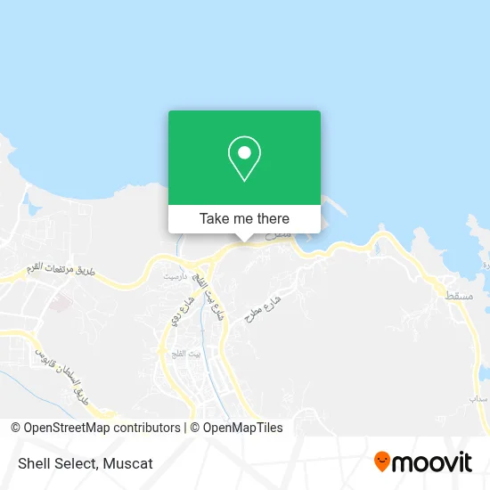 Shell Select map