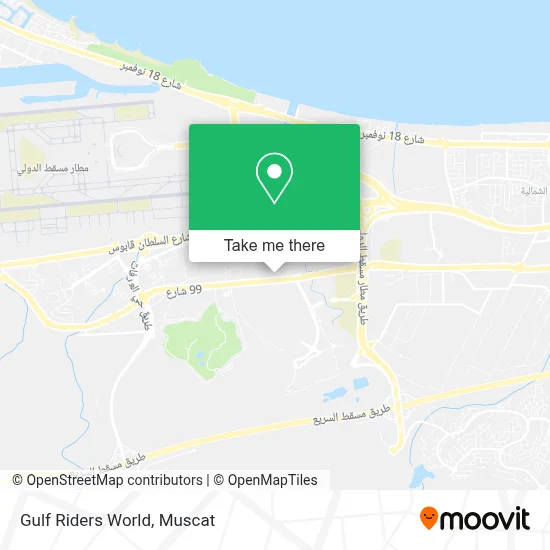 Gulf Riders World map