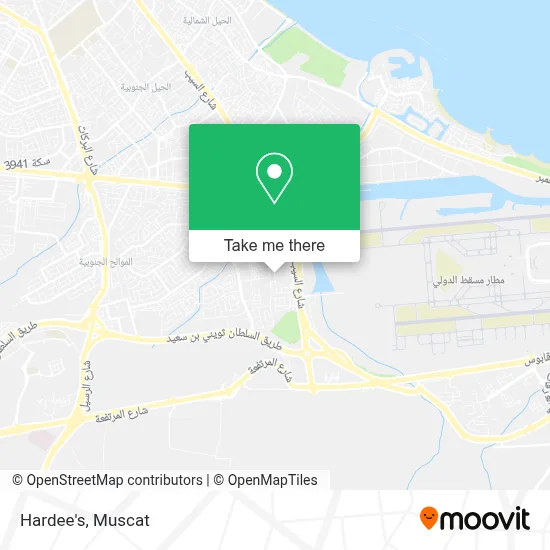 Hardee's map