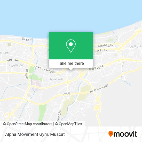 Alpha Movement Gym map