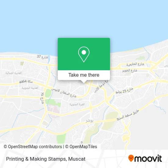 Printing & Making Stamps map
