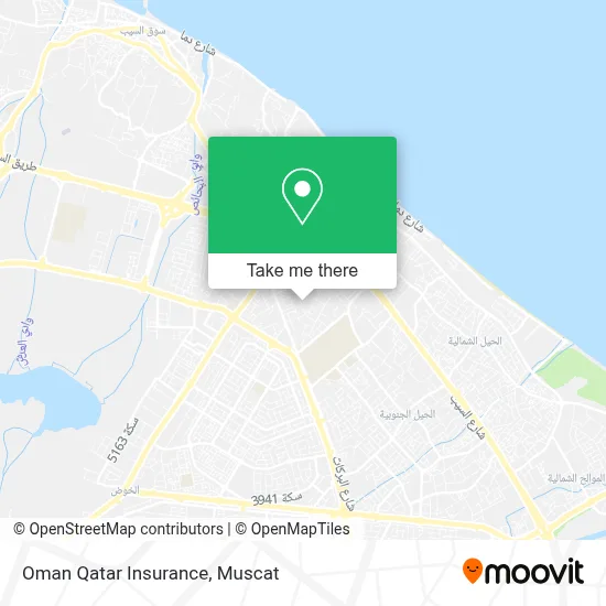 Oman Qatar Insurance map