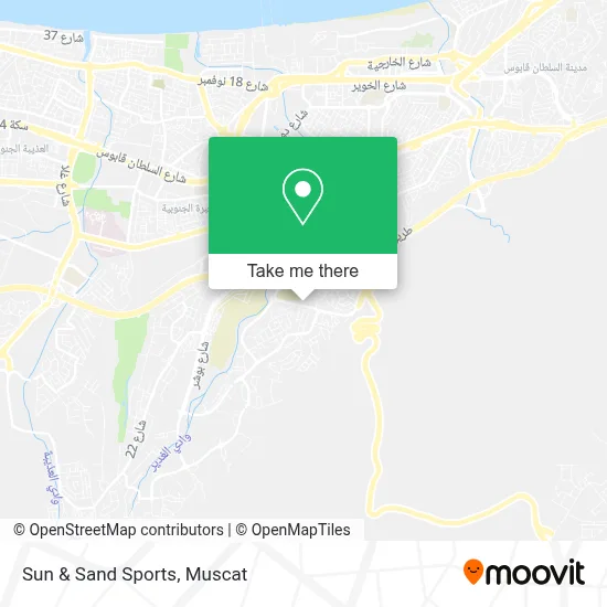 Sun & Sand Sports map
