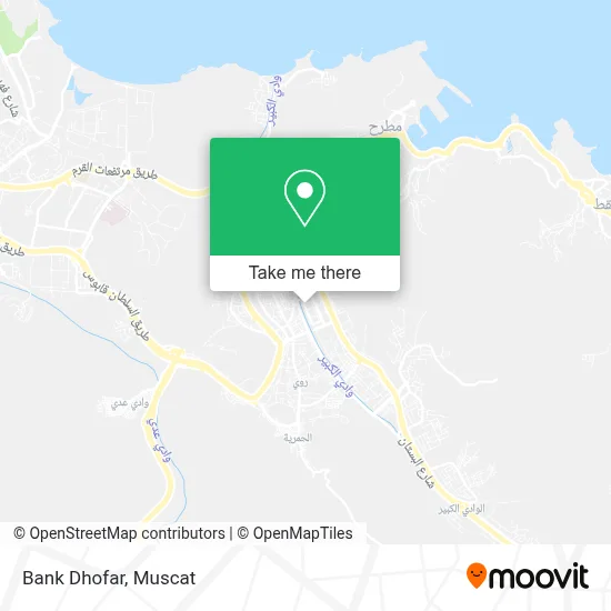 Bank Dhofar map