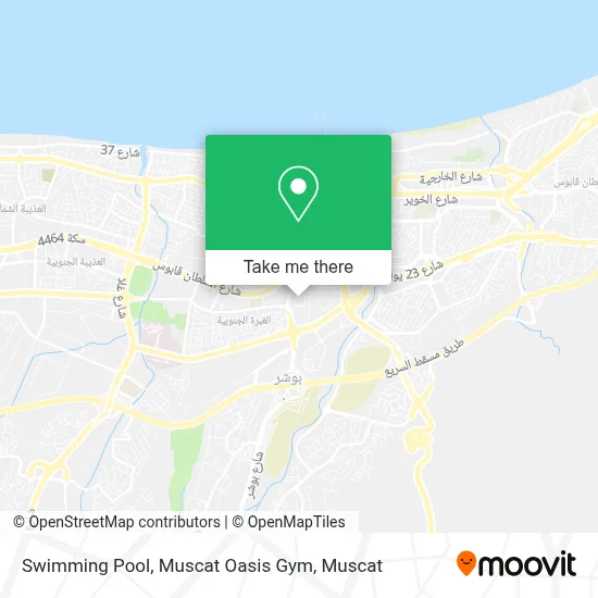 Swimming Pool, Muscat Oasis Gym map