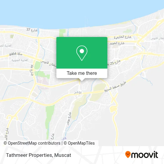 Tathmeer Properties map