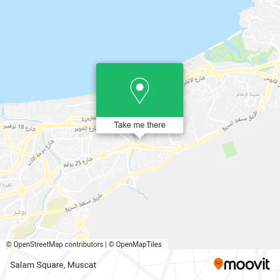 Salam Square map