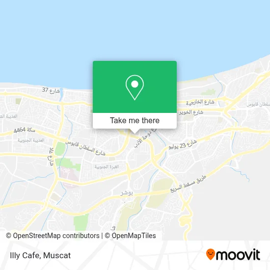Illy Cafe map
