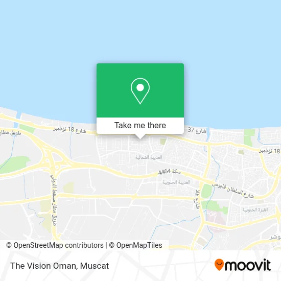 The Vision Oman map