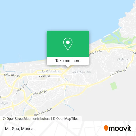 Mr. Spa map