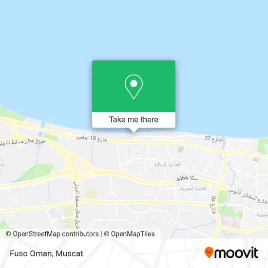 Fuso Oman map