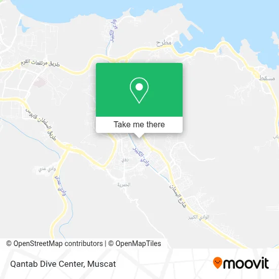 Qantab Dive Center map